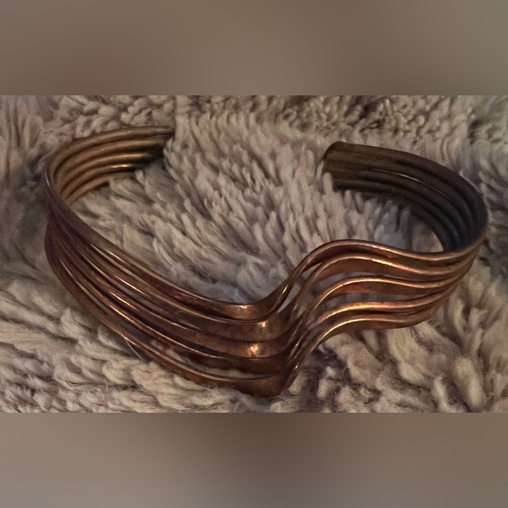 Beautiful Copper-Tone Native American Inspired Bracelet. Bought in Arizona.
